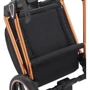 Коляска 2 в 1 Adamex Belissa Special Edidion (Pink Gold) PS-571 чёрный - черная кожа (перфорация): Количество блоков 2
