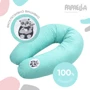 Подушка Papaella Горошек для беременных и кормления, мята, 30х190 см (8-31885): Производитель Papaella