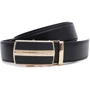 Чоловічий ремінь Borsa Leather чорний (V1GKX04g-black)