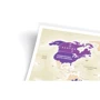 Скретч-карта світу Travel Map Gold World (Rus) фото 4