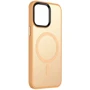 Чехол для iPhone Mobile Case TPU+PC Metal Buttons with MagSafe Colorful Peach for iPhone 13