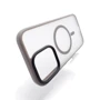 Чохол для iPhone BeCover Metal Buttons Case з MagSafe Gray для iPhone 16 (712092): Матеріали поликарбонат и полиуретан