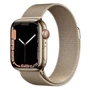 Apple Watch Series 7 41mm GPS+LTE Gold Stainless Steel Case with Gold Milanese Loop (MKHH3/MKJ03)
