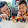 Конструктор LEGO Ninjago Автомобільна та байкова битва Кая та Раса 103 деталей (71789): Кількість деталей, шт. 103