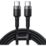 Кабель Baseus Cable USB-C to USB-C Cafule PD 2.0 100W 2m Gray/Black (CATKLF-ALG1)