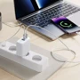 Зарядний пристрій Proove Wall Charger 2xUSB-C+USB Shot GaN 67W White: Тип сетевое