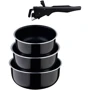 Набір ковшів зі знімною ручкою Bergner Click & cook BG-31608-BK 4 предмети (00000025123)