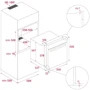 Духова шафа електрична Teka STD HLB 8400 FBK: Об'єм, л 70
