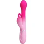 Вібратор з ротацією та поштовхами LYBAILE Pretty Love Dejon Pink (BW-500014-4)