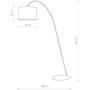 Торшер Nowodvorski 6818 Alice E27 1x60W IP20 Bl: Тип використовуваної лампи Светодиодная (LED)
