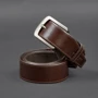 Чоловічий ремінь BlankNote коричневий (BN-BELT-8-brown): Ширина ременя Средняя