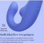 Вибратор кролик с вакуумной стимуляцией Womanizer Blend Vibrant Blue
