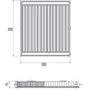 Imas 11-К 500х1100 бок. подкл: Тип радиатора Панельный