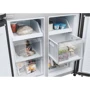 Холодильник Side-by-Side Haier HCR3818ENPT: Расположение морозильной камеры Нижнее