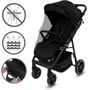 Прогулянкова коляска Kidwell ENZO Black (Hnrt_4910): Стать дитини Унисекс, Для мальчиков, Для девочек