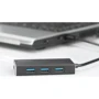 Адаптер Digitus Adapter USB to 4xUSB 3.0 Black (DA-70240-1) фото 4