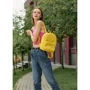 Женский рюкзак Sambag Brix KQH желтый (11321028): Фактура Матовая, Гладкая
