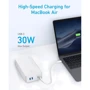 Внешний аккумулятор Anker Power Bank 40000mAh 347 30W White (A1377): Встроенный кабель нет