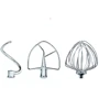 Набор из 3 насадок KitchenAid 5KSM7BL3PSS для чаши 5,6л, 6,6л и 6,9л, нержавеющая сталь