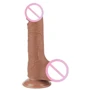 Фаллоимитатор LoveToy Sliding-Skin Dual Layer Dong 7.5" Brown
