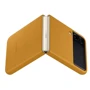 Чехол для телефонов Samsung Leather Cover Mustard (EF-VF711LYEGRU) for Samsung F711 Galaxy Flip 3: Цвет горчичный