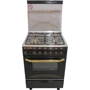Газова плита Fresh I60G1 / 01 (база коричнева / нержавіюча сталь)