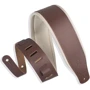 Гитарный ремень LEVY'S M26PD-BRN_CRM Classics Series Padded Two-tone Guitar Strap (Brown/Cream)