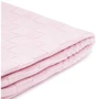 Плед Sewel рожевий в'язаний 120х120 см (OW520)