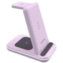 Зарядное устройство Canyon Wireless Charger WS-304 15W Iced Pink (CNS-WCS304IP): Кабель в комплекте встроенный