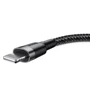 Кабель Baseus USB Cable to Lightning Cafule 2m Grey/Black (CALKLF-CG1) фото 4