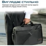 Сумка для ноутбука Promate 15.6" Gear-MB Black (gear-mb.black): Місткість ноутбук, блок питания, аксессуары