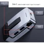 Адаптер Baseus Adapter Dual USB-C to 2хUSB + RJ45 + HDMI + 3.5mm Space Gray (CAHUB-AJ0G) фото 9
