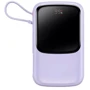 Внешний аккумулятор Baseus Power Bank 10000mAh Qpow Digital Display with Cable USB-C 15W Purple (PPQD050005): Количество USB 3