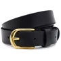 Женский ремень Borsa Leather черный (110v1genw49-black)