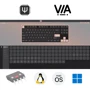 Клавиатура Keychron K1 87 keys, Gateron RED, RGB, Black (M1_KEYCHRON): Подключение проводное
