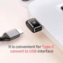 Адаптер Baseus Adapter USB to USB-C Female Black (CAAOTG-01) фото 8
