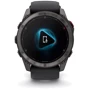 Смарт-часы Garmin Fenix 8 Pro AMOLED 51mm Sapphire Carbon Grey DLC Titanium with Black/Pebble Grey Silicone Band (010-03199-01)