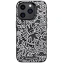 Чехол для iPhone Benks Black and White MagSafe for iPhone 15 Pro Max: Цвет рисунок
