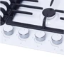Варочная поверхность газовая Perfelli HGM 61694 WH: Рабочая поверхность эмаль
