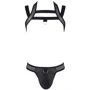 Соблазнительный комплект Passion 043 SET JACOB black XXL/XXXL