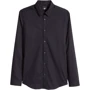 Рубашка H&M 3402663 50 черная с длинным рукавом