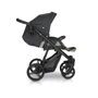 Універсальна коляска 3 в 1 Verdi Dynamic 9023-VD-03 чорний/зелений: Матеріал коліс полиуретан