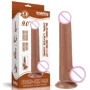 Фаллоимитатор LoveToy Sliding-Skin Dual Layer Dong 9" Brown