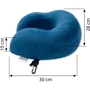 Подушка SoundSleep с пеной мемори 31x32 см темно-синий (653590749424): Размер, см 31x32