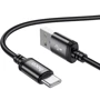 Кабель Hoco USB Cable to USB-C X89 Wind 3A 1m Black: Длина 1 м