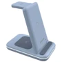Зарядное устройство Canyon Wireless Charger WS-304 15W Blue (CNS-WCS304BL): Кабель в комплекте встроенный