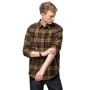 Рубашка Jack Wolfskin Cabin View Shirt M 1403581-8218 48 коричневая с длинным рукавом: Длина рукава Длинный