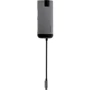 Адаптер Verbatim USB-C to 3xUSB3.0+HDMI+SD/MicroSD+RJ45 (49142): Колір серый