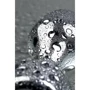 Анальная пробка с кристаллом Metal By Toyfa Silver anal plug