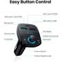FM-трансмітер UGREEN CD229 Bluetooth Car Charger (5.0+PD+QC3.0+USB Flash Drive+TF) Black фото 2